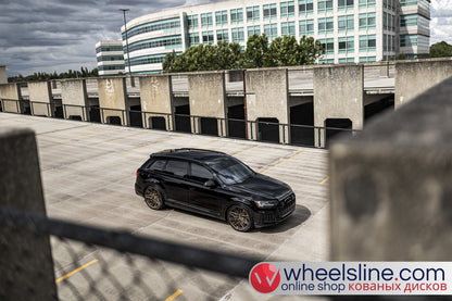 Black  Audi Q7 1-Piece VS HF-71 Matte Bronze 240903