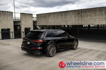 Black  Audi Q7 1-Piece VS HF-71 Matte Bronze 240903