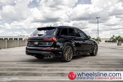 Black  Audi Q7 1-Piece VS HF-71 Matte Bronze 240903