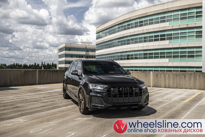 Black  Audi Q7 1-Piece VS HF-71 Matte Bronze 240903