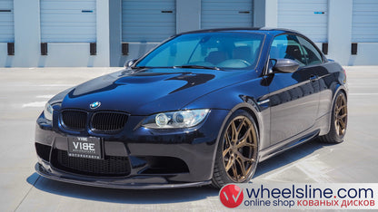 Black BMW 3-Series 1-Piece VS HF-51 Matte Bronze  240801