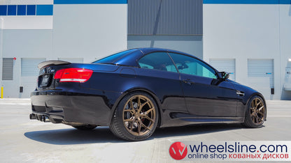 Black BMW 3-Series 1-Piece VS HF-51 Matte Bronze  240801