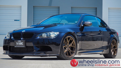 Black BMW 3-Series 1-Piece VS HF-51 Matte Bronze  240801