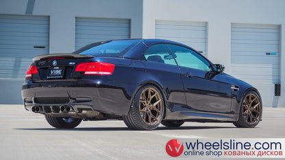 Black BMW 3-Series 1-Piece VS HF-51 Matte Bronze  240801