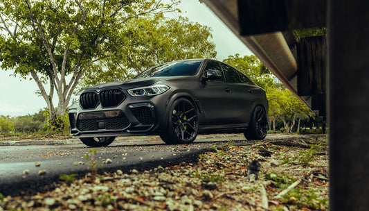 Black BMW X6 1-Piece VS EVO-41 Gloss Black  240807