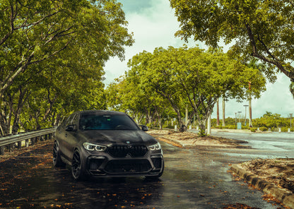 Black BMW X6 1-Piece VS EVO-41 Gloss Black  240807