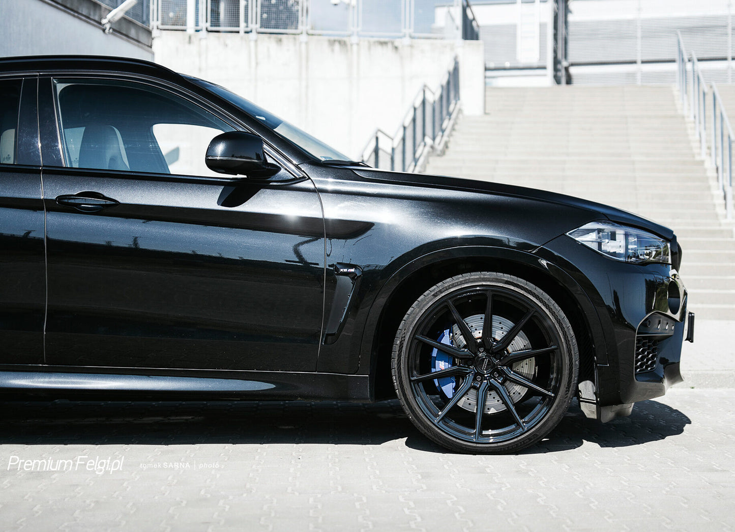 Black BMW X6 1-Piece VS HF-31 Gloss Black  240807