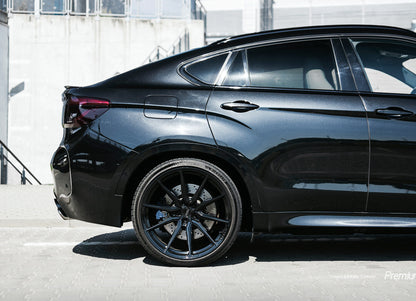 Black BMW X6 1-Piece VS HF-31 Gloss Black  240807