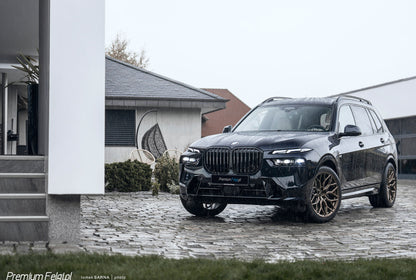 Black BMW X7 1-Piece VS HF-21 Matte Bronze  240807