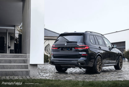 Black BMW X7 1-Piece VS HF-21 Matte Bronze  240807