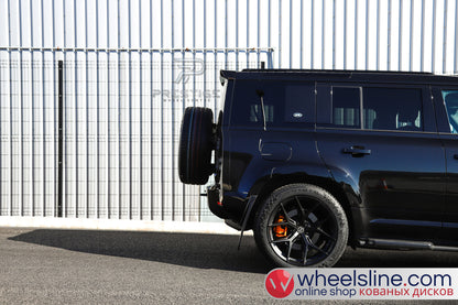 Black Land Rover Defender 1-Piece VS HF-51 Matte Black 240921