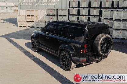 Black Land Rover Defender 1-Piece VS HFX-11 Gloss Black Cap-C 240924