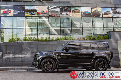 Black Land Rover Defender 1-Piece VS UV-41 Gloss Black 240824