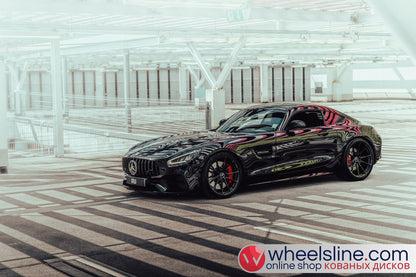 Black Mercedes AMG GT 1-Piece VS HF-31 Gloss Black  240802