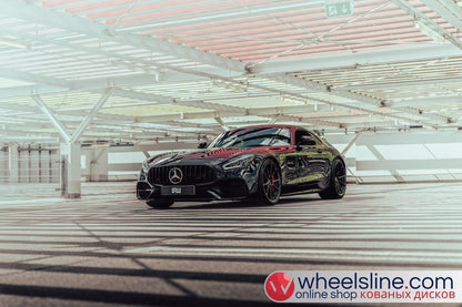 Black Mercedes AMG GT 1-Piece VS HF-31 Gloss Black  240802