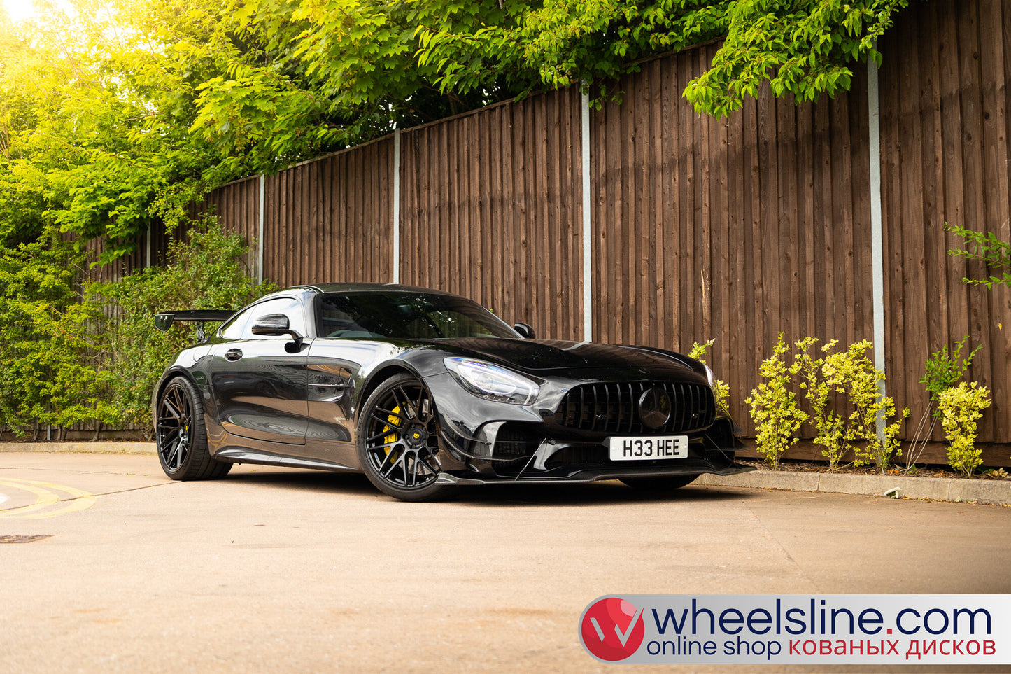 Black Mercedes AMG GT 1-Piece VS VPS-314T1 Gloss Black  240802