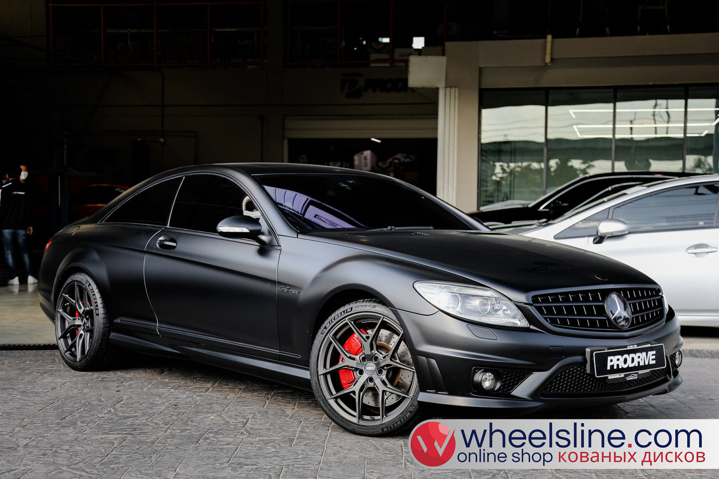 Black Mercedes CL 1-Piece VS HF-51 Matte Black 240821