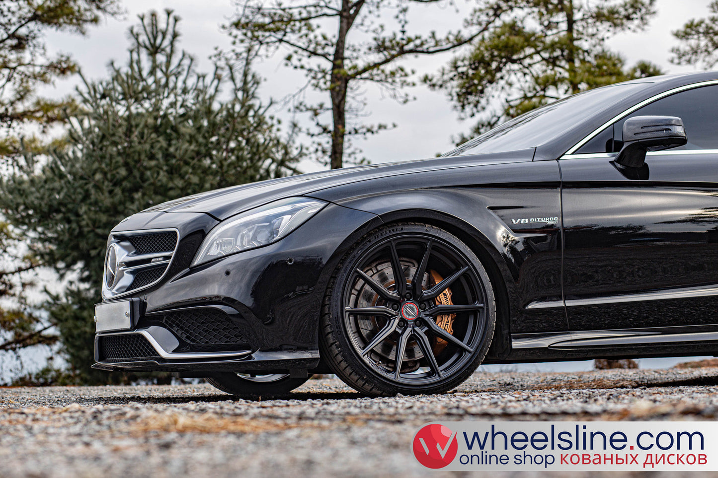 Black Mercedes CLS 1-Piece VS HF-31 Matte Black 240802