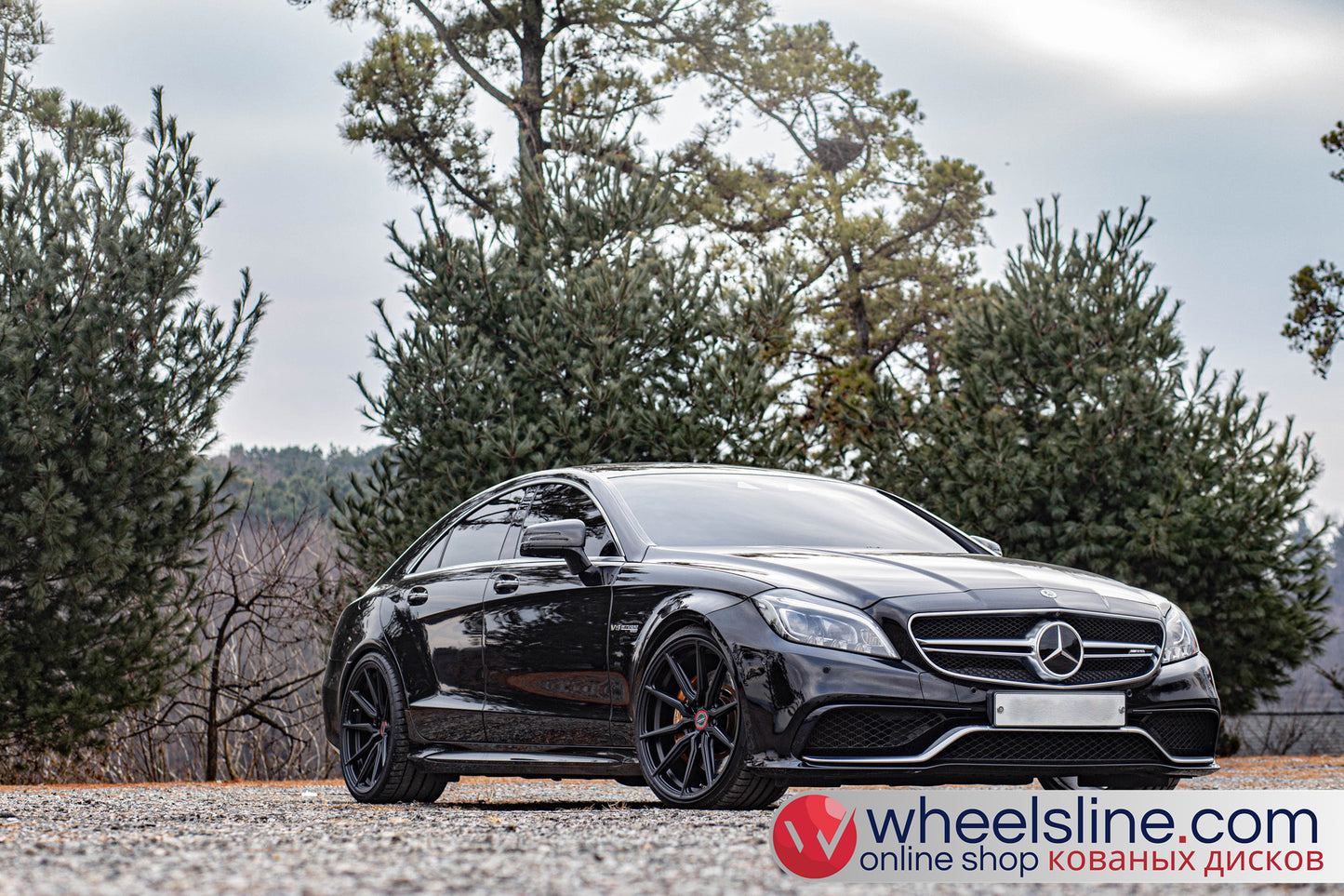 Black Mercedes CLS 1-Piece VS HF-31 Matte Black 240802