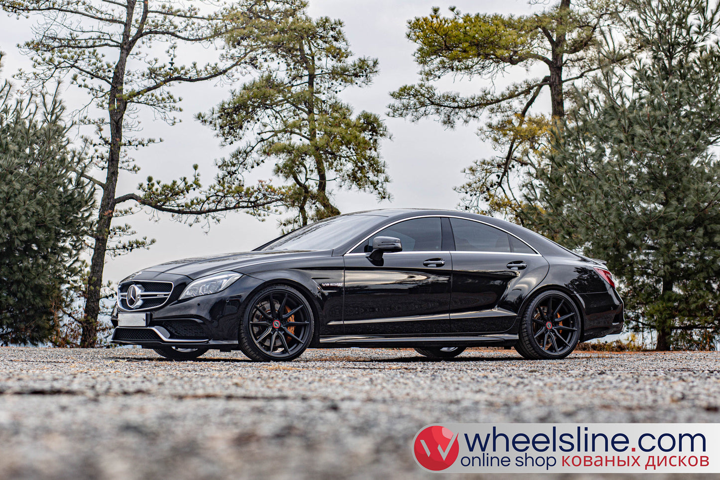 Black Mercedes CLS 1-Piece VS HF-31 Matte Black 240802