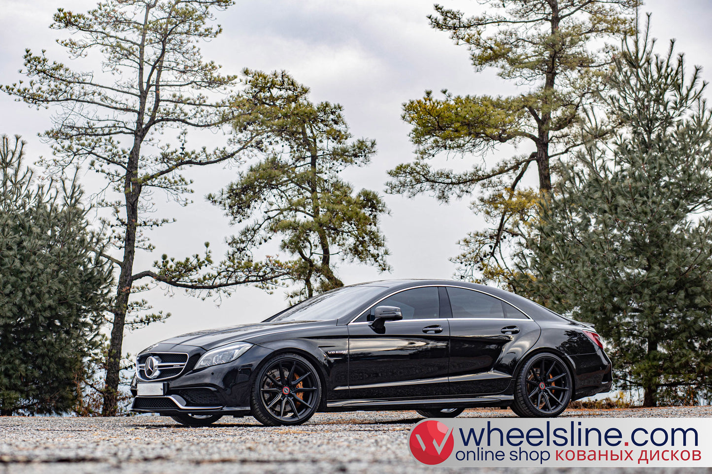 Black Mercedes CLS 1-Piece VS HF-31 Matte Black 240802