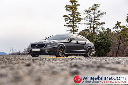 Black Mercedes CLS 1-Piece VS HF-31 Matte Bronze 240803