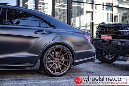 Black Mercedes CLS 1-Piece VS HF-31 Matte Bronze 240803