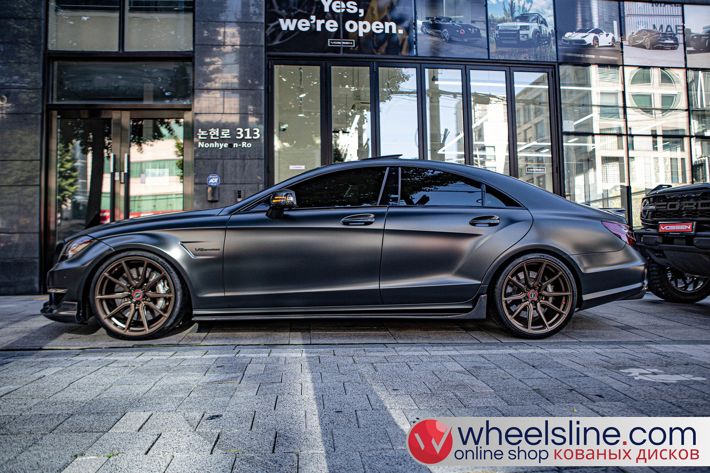 Black Mercedes CLS 1-Piece VS HF-31 Matte Bronze 240803