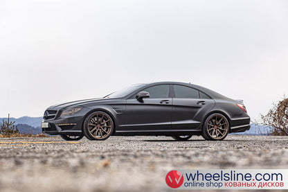 Black Mercedes CLS 1-Piece VS HF-31 Matte Bronze 240803