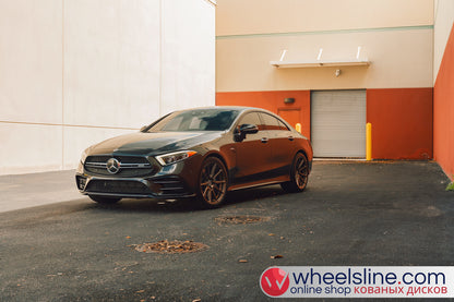 Black Mercedes CLS 1-Piece VS HF-31 Matte Bronze 240803