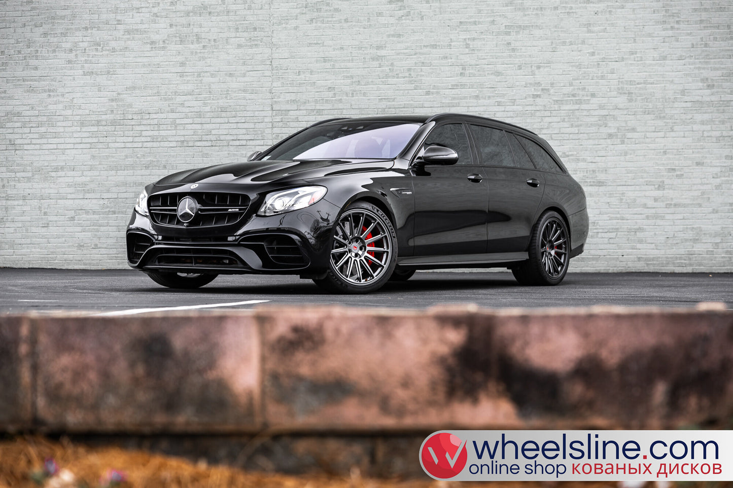 Black Mercedes E 1-Piece VS GNS-31 Gloss Gunmetal 240803