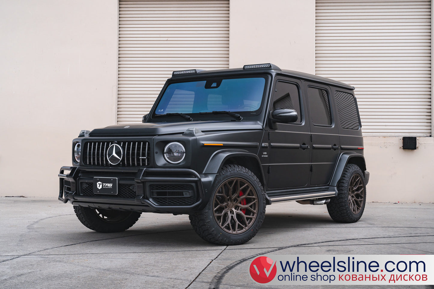 Black Mercedes G 1-Piece VS HF-21 Frosted Bronze 240803