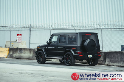 Black Mercedes G 1-Piece VS HF-31 Gloss Black 240803-2