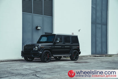 Black Mercedes G 1-Piece VS HF-31 Gloss Black 240803-2