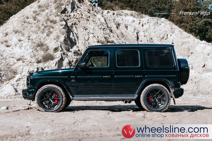 Black Mercedes G 1-Piece VS HF-51 Gloss Black 240803-1