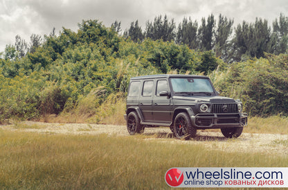 Black Mercedes G 1-Piece VS HF-51 Gloss Black Cap-C 240803