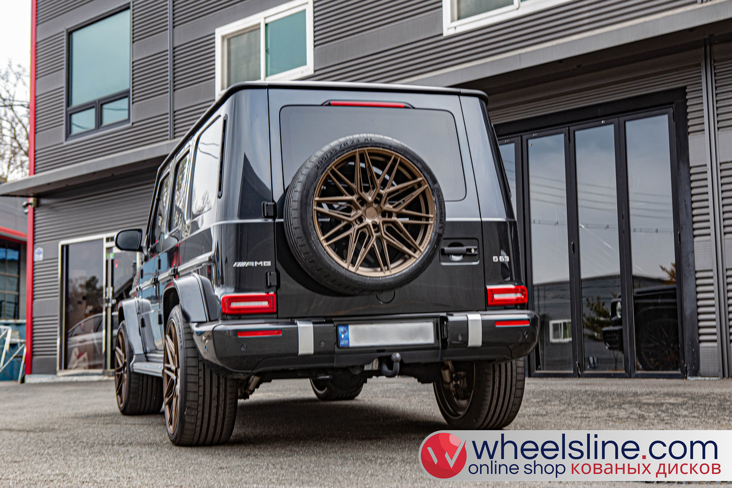 Black Mercedes G 1-Piece VS HF-71 Frosted Bronze 240805