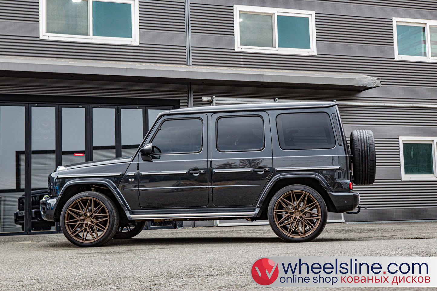 Black Mercedes G 1-Piece VS HF-71 Frosted Bronze 240805