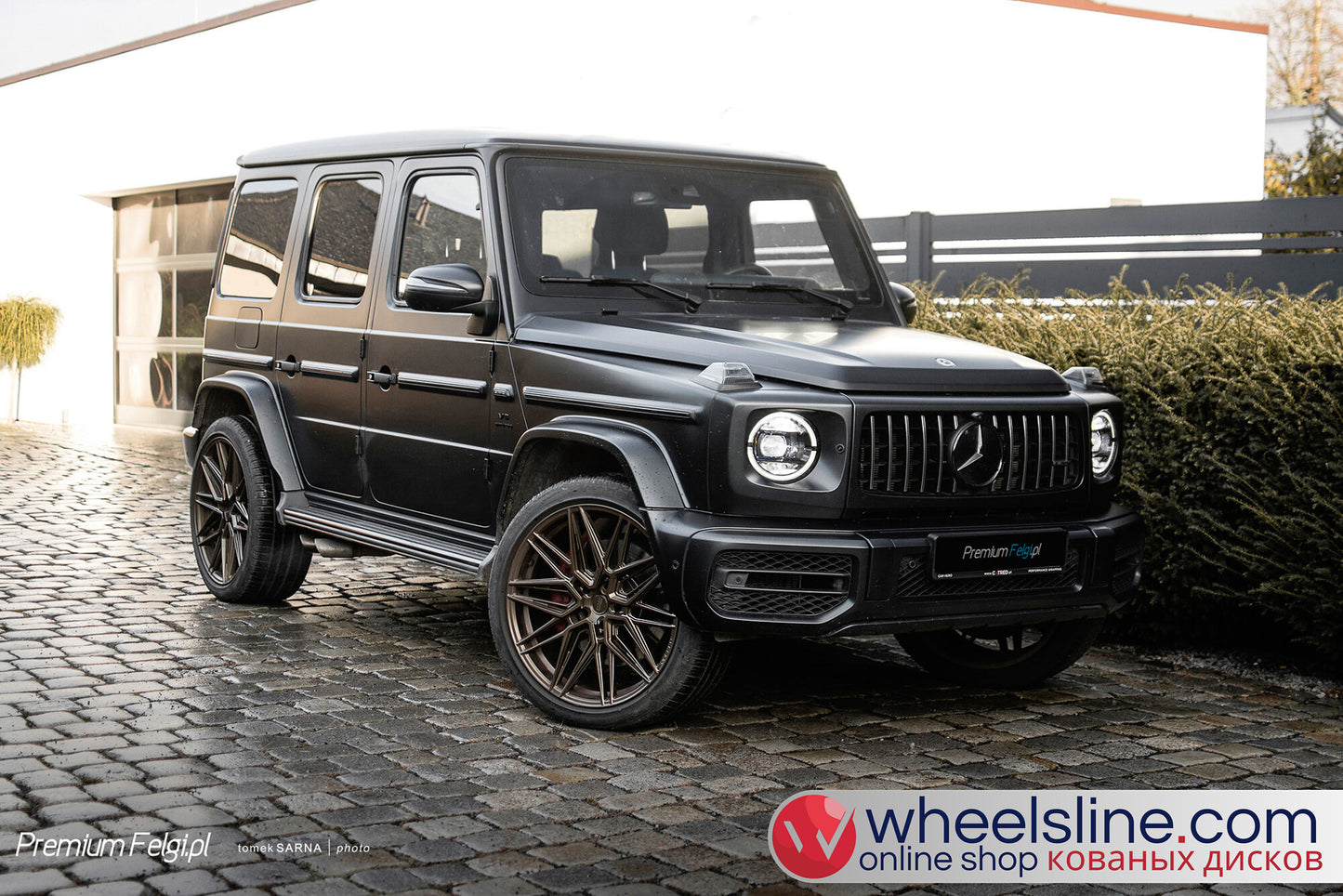 Black Mercedes G 1-Piece VS HF-71 Frosted Bronze 240805