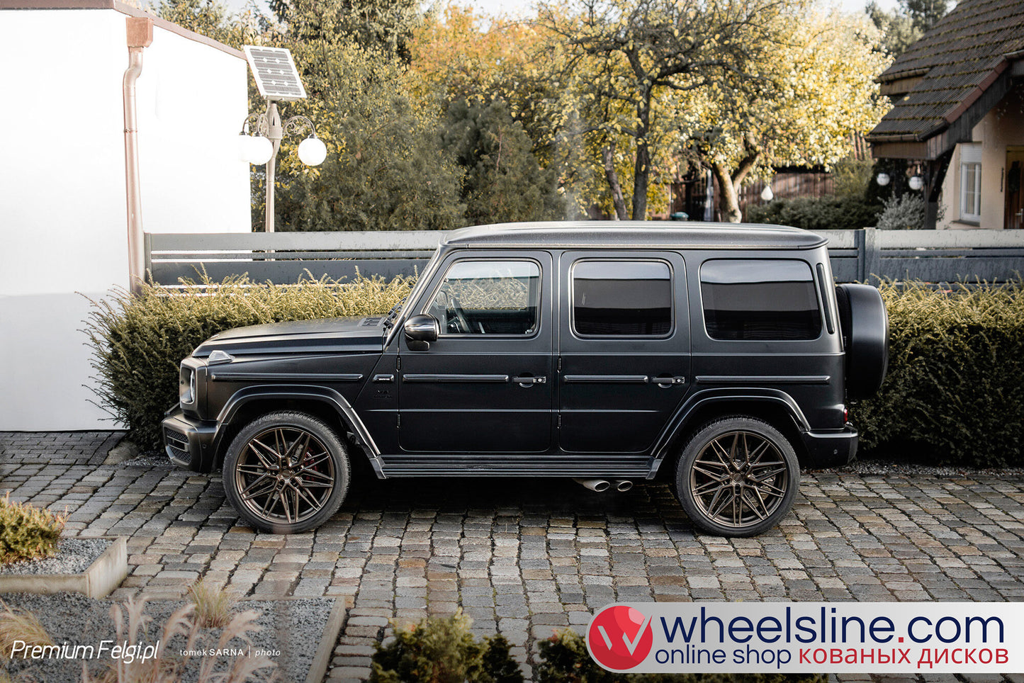 Black Mercedes G 1-Piece VS HF-71 Frosted Bronze 240805