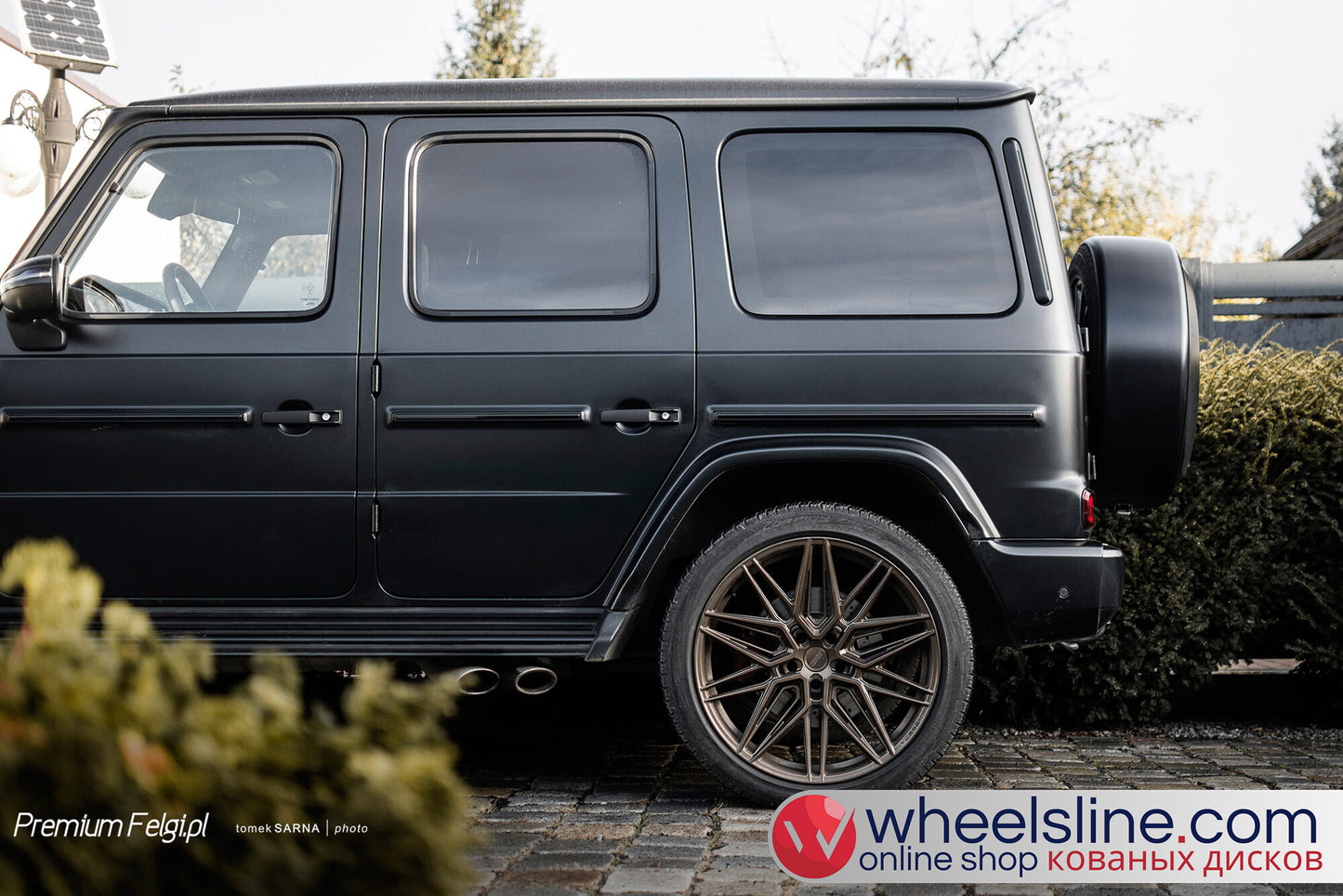 Black Mercedes G 1-Piece VS HF-71 Frosted Bronze 240805