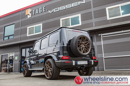 Black Mercedes G 1-Piece VS HF-71 Frosted Bronze 240805