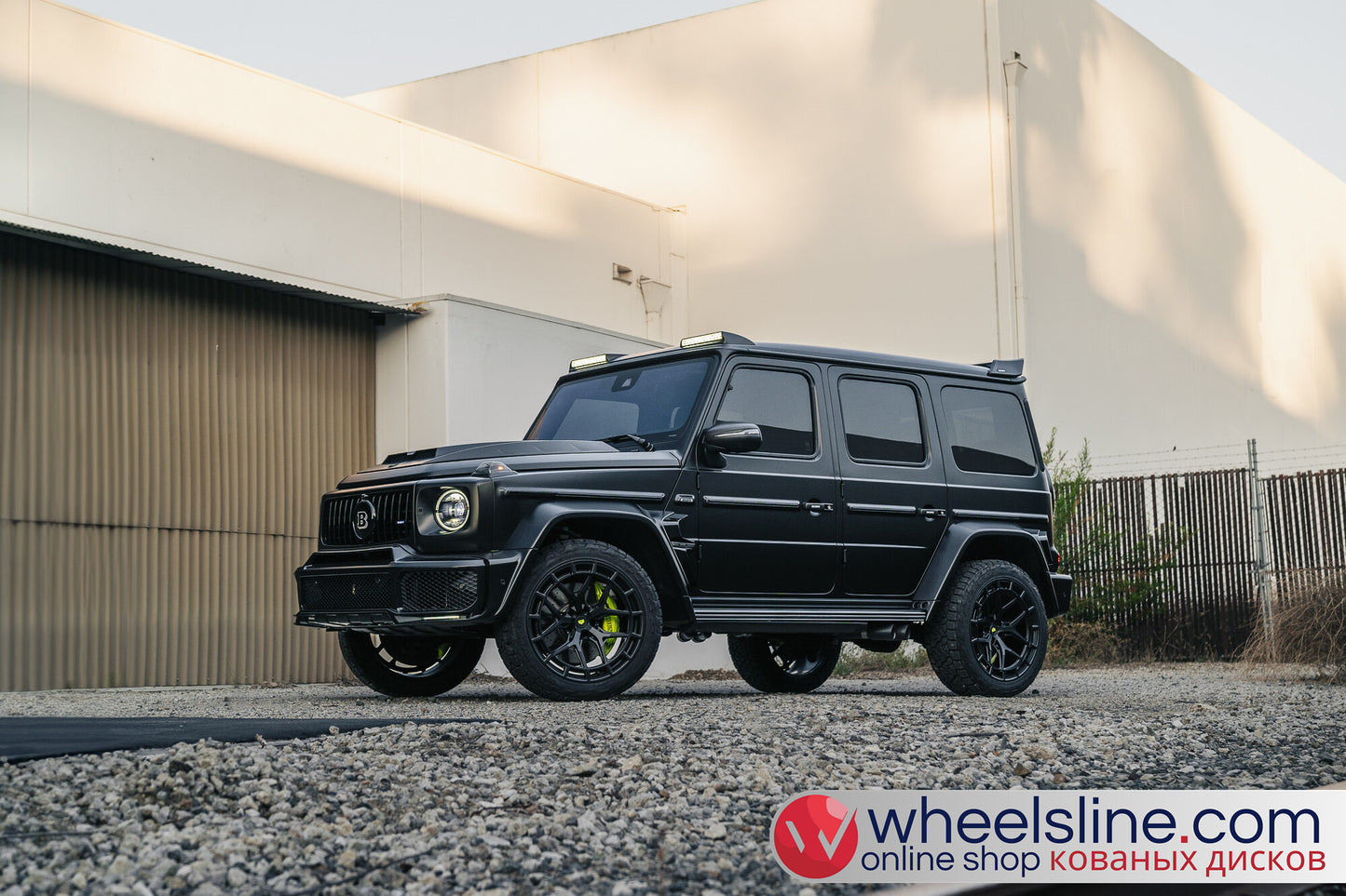 Black Mercedes G 1-Piece VS LC3-011 Frosted Black  240802