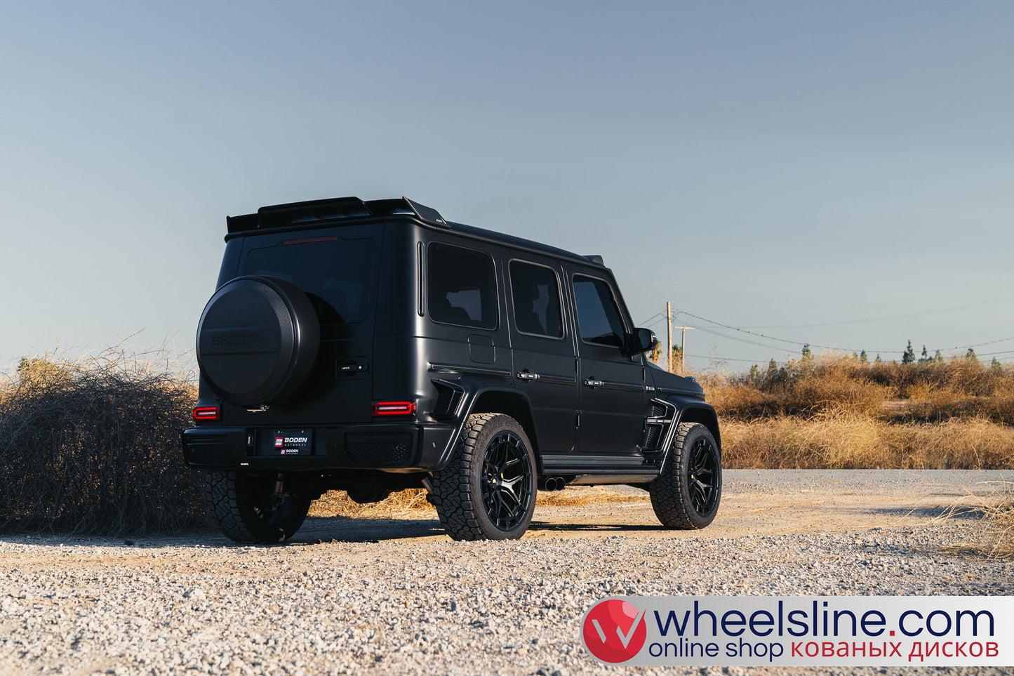 Black Mercedes G 1-Piece VS LC3-011 Frosted Black  240802