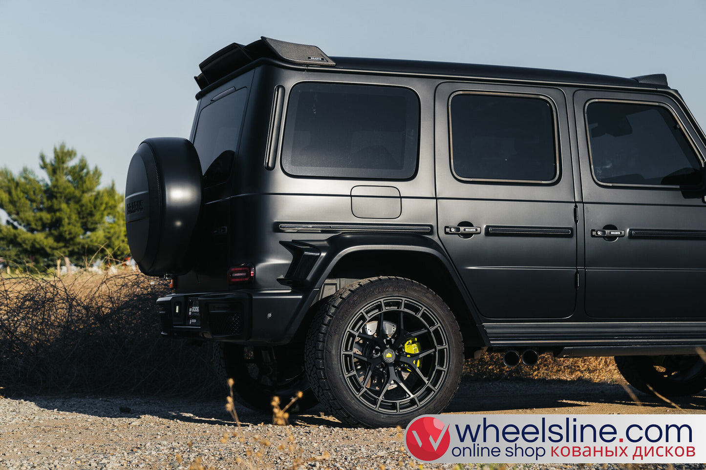 Black Mercedes G 1-Piece VS LC3-011 Frosted Black  240802