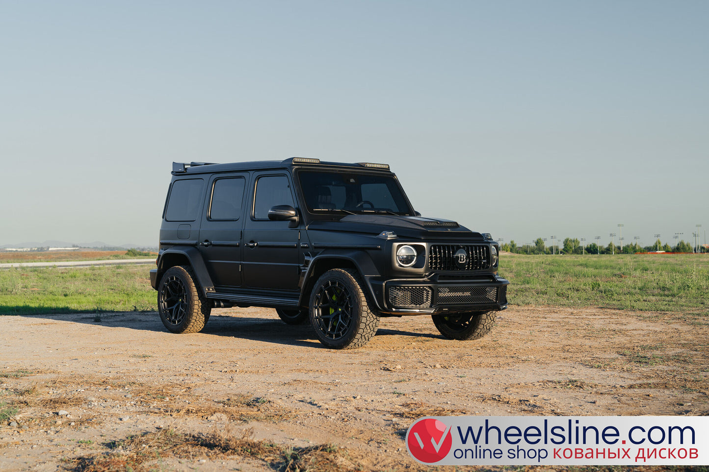 Black Mercedes G 1-Piece VS LC3-011 Frosted Black  240802