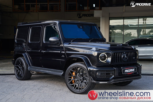 Black Mercedes G 1-Piece VS UV-11 Frosted Black 240804