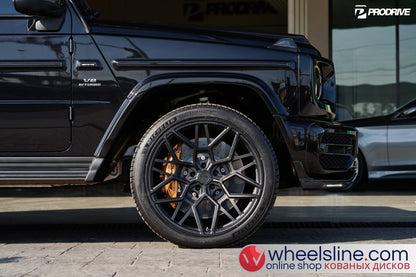 Black Mercedes G 1-Piece VS UV-11 Frosted Black 240804