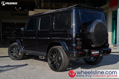 Black Mercedes G 1-Piece VS UV-11 Frosted Black 240804