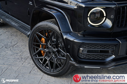 Black Mercedes G 1-Piece VS UV-11 Frosted Black 240804